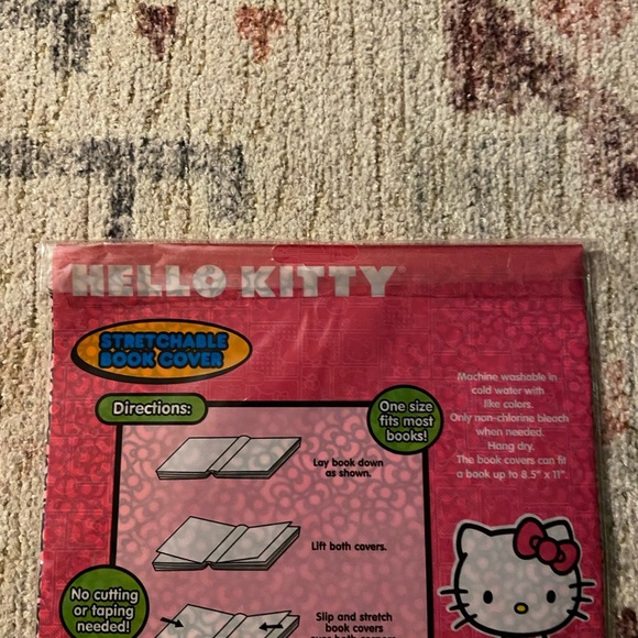 Hello Kitty Book Cover 3 pk - Picture 4 of 4